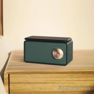 Портативная акустика + Беспроводное З/У Xiaomi Qualitell ZS1001 Pro Green