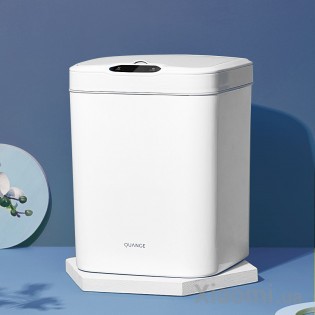 Умная корзина для мусора Xiaomi QUANGE Full grid induction sorting garbage bin GA1 White