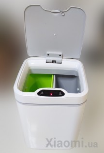 Умная корзина для мусора Xiaomi QUANGE Full grid induction sorting garbage bin GA1 White