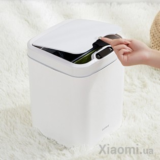 Умная корзина для мусора Xiaomi QUANGE Full grid induction sorting garbage bin GA1 White