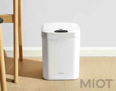 Розумний кошик для сміття Xiaomi QUANGE Full grid induction sorting garbage bin GA1 White