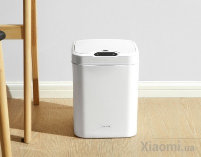 Умная корзина для мусора Xiaomi QUANGE Full grid induction sorting garbage bin GA1 White