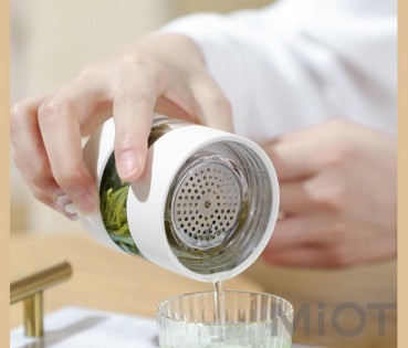 Заварочный термос с дисплеем Xiaomi QUANGE Intelligent Tea Separator Cup White (SJ020501)