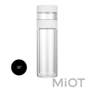Заварочный термос с дисплеем Xiaomi QUANGE Intelligent Tea Separator Cup White (SJ020501)