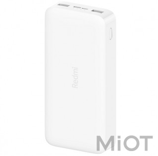 Універсальна батарея Xiaomi Redmi Power Bank 20000mAh White (PB200LZM, VXN4265)