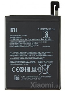 Аккумулятор BN48 к смартфонам Xiaomi Redmi Note 6 Pro (4000mAh)
