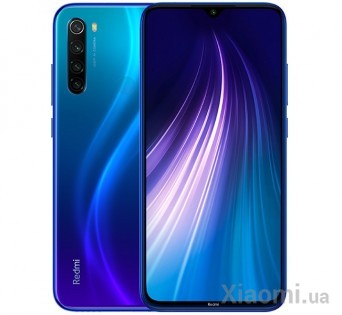 Смартфон Xiaomi Redmi Note 8 2021 4/128GB Neptune Blue EU/CE