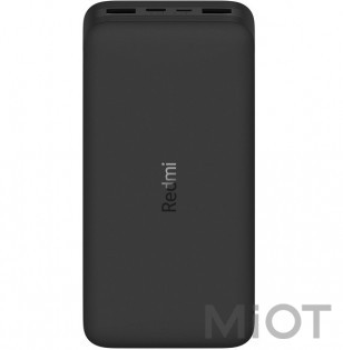 Універсальна батарея Xiaomi Redmi Power Bank Fast Charge 20000 mAh 18W 2xUSB-A/1хUSB/1xMicro-USB (PB200LZM) Black (VXN4304GL)