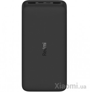 Универсальная батарея Xiaomi Redmi Power Bank Fast Charge 20000 mAh 18W 2xUSB-A/1хUSB/1xMicro-USB (PB200LZM) Black (VXN4304GL)
