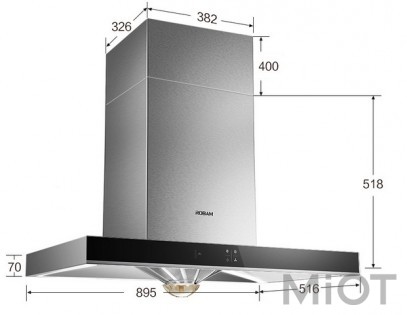 Розумна кухонна витяжка Xiaomi ROBAM 67X2H
