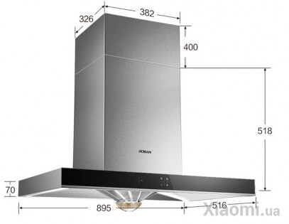 Умная кухонная вытяжка Xiaomi ROBAM 67X2H