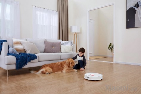 Робот-пылесос с влажной уборкой Xiaomi RoboRock Vacuum Cleaner S7 White
