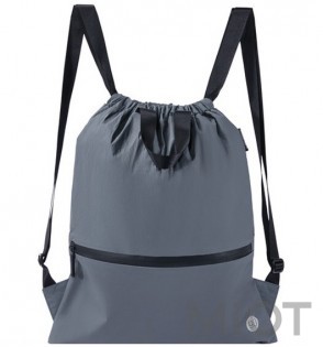 Рюкзак Xiaomi Runmi 90 Ninetygo Lightweight Urban Drawstring Backpack Dark Grey