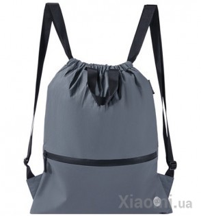 Рюкзак Xiaomi Runmi 90 Ninetygo Lightweight Urban Drawstring Backpack Dark Grey