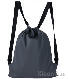 Рюкзак Xiaomi Runmi 90 Ninetygo Lightweight Urban Drawstring Backpack Dark Grey