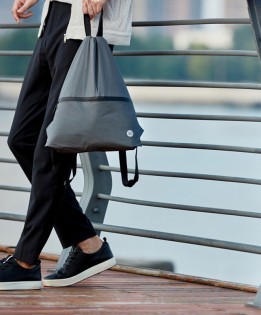 Рюкзак Xiaomi Runmi 90 Ninetygo Lightweight Urban Drawstring Backpack Dark Grey