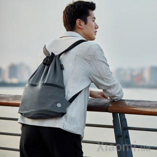 Рюкзак Xiaomi Runmi 90 Ninetygo Lightweight Urban Drawstring Backpack Dark Grey