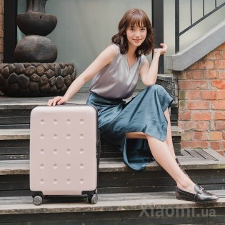Чемодан Xiaomi Runmi 90 Ninetygo Polka dots Luggage 24" Pink (6972125142986)