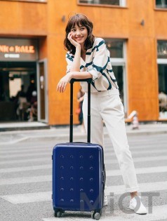 Валіза Xiaomi Runmi 90 Ninetygo Polka dots Luggage 20" Blue (6972125142979)