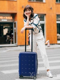 Чемодан Xiaomi Runmi 90 Ninetygo Polka dots Luggage 20" Blue (6972125142979)
