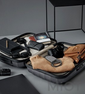 Валіза Xiaomi Xiaomi Runmi 90 Ninetygo X Kevlar Ultralight Suitcase Moonlight 20" Sky Grey (6972125142047)