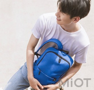 Рюкзак Xiaomi Runmi 90 Ninetygo Tiny Lightweight Casual Backpack Blue