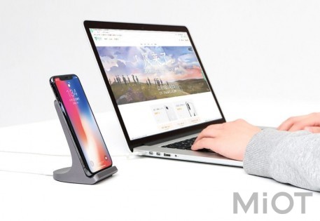 Бездротовий зарядний пристрій Xiaomi S1 Vertical Wireless Charger Grey