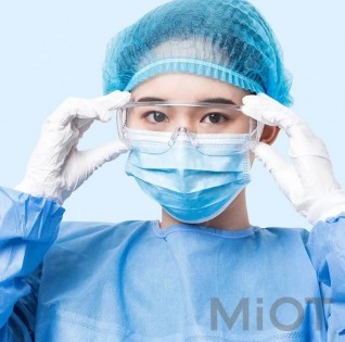 Захисні окуляри Xiaomi Safety Glasses Goggles Lab Eye Protection Protective Eyewear Clear Lens Workplace Safety Glasses - 1PC China