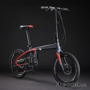 Спортивный карбоновый складной велосипед Xiaomi SAVA Z1 Black/Red Sportivnyy karbonovyy skladnoy velosiped Xiaomi SAVA Z