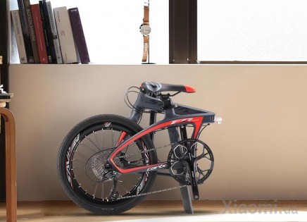 Спортивный карбоновый складной велосипед Xiaomi SAVA Z1 Black/Red Sportivnyy karbonovyy skladnoy velosiped Xiaomi SAVA Z