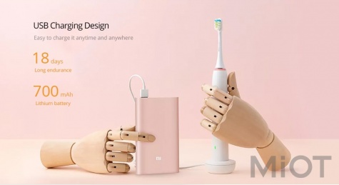 Розумна зубна електрощітки Xiaomi SOOCAS X1 Electric Toothbrush White
