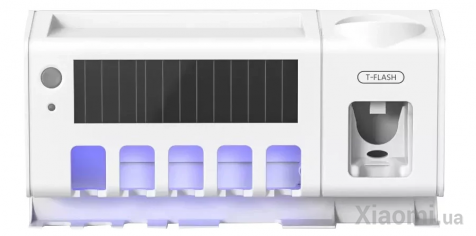 Стерилизатор, держатель зубных щеток с UF Xiaomi T-Flash White JW002
