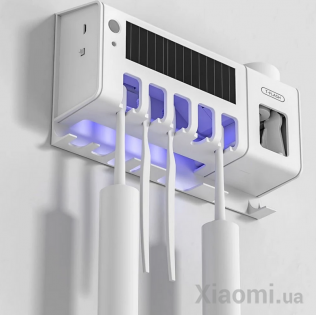 Стерилизатор, держатель зубных щеток с UF Xiaomi T-Flash White JW002