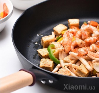 Сковорода Xiaomi Taste Plus MOTOMI WOK pan 30 cm (TP1J30)