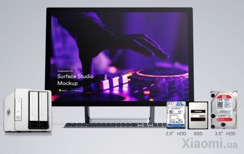Карман для жестких дисков Xiaomi TerraMaster (D2-310)