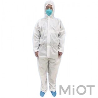 Медичний костюм Xiaomi  TLX-YF101 Disposable Protective Clothing Safety Suit Workshop Overall Coveralls Isolation Gown - White L