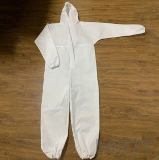 Медичний костюм Xiaomi  TLX-YF101 Disposable Protective Clothing Safety Suit Workshop Overall Coveralls Isolation Gown - White L