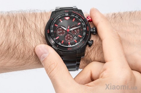 Часы Xiaomi TwentySeventeen Black/Red 48mm