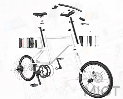 Велосипед Xiaomi UMA YunBike C2 White 5.2Ah