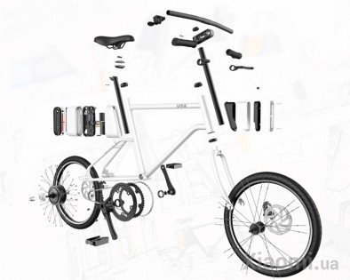 Велосипед Xiaomi UMA YunBike C2 White 5.2Ah