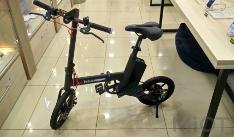 Велосипед Xiaomi UMA iVELO-M1 Intelligent Foldable Electric Bicycle Black