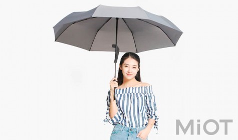 Парасолька автоматична Xiaomi Umbracella Super Large Automatic Umbrella Gray