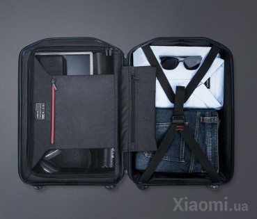 Магнитный чемодан с рюкзаком Xiaomi UREVO EVA 21" Dark Blue