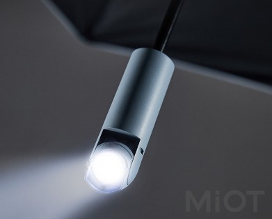 Парасолька з підсвічуванням Xiaomi UREVO Turning Illumination Black