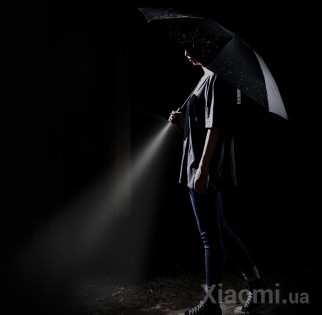 Зонт с подсветкой Xiaomi UREVO Turning Illumination Black