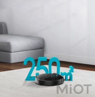 Робот-пилосос з вологим прибиранням Xiaomi Viomi Cleaning Robot V3 Black (V-RVCLM26B)