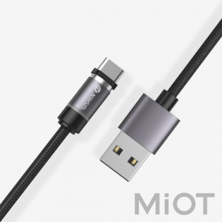 Кабель магнітний Xiaomi WSKEN Magnetic Charging Cable USB/Micro-USB 1.2m Black