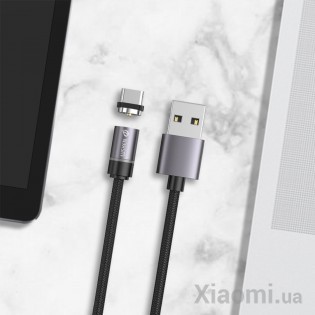 Кабель магнитный Xiaomi WSKEN Magnetic Charging Cable USB/Micro-USB 1.2m Black