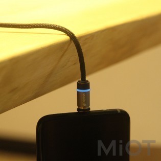 Кабель магнітний Xiaomi WSKEN Magnetic Charging Cable USB/Type-C 1.2m Black