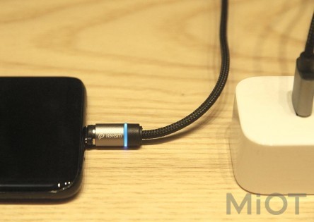 Кабель магнітний Xiaomi WSKEN Magnetic Charging Cable USB/Type-C 1.2m Black